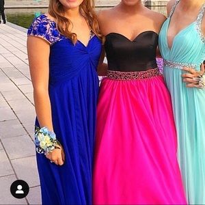 SHERRI HILL PROM DRESS WORN ONCE!!
